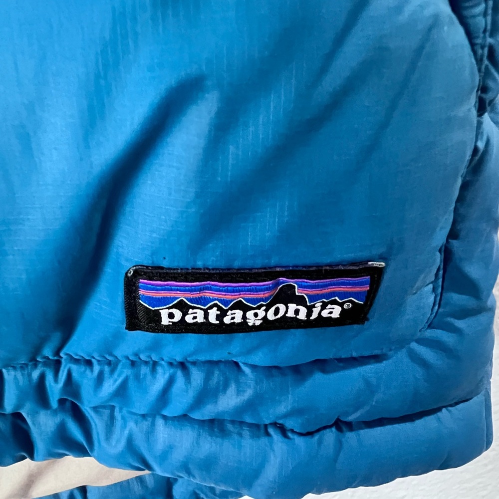 Patagonia Blue teal Bivy women’s size small snow vest warm trendy - Picture 4 of 8